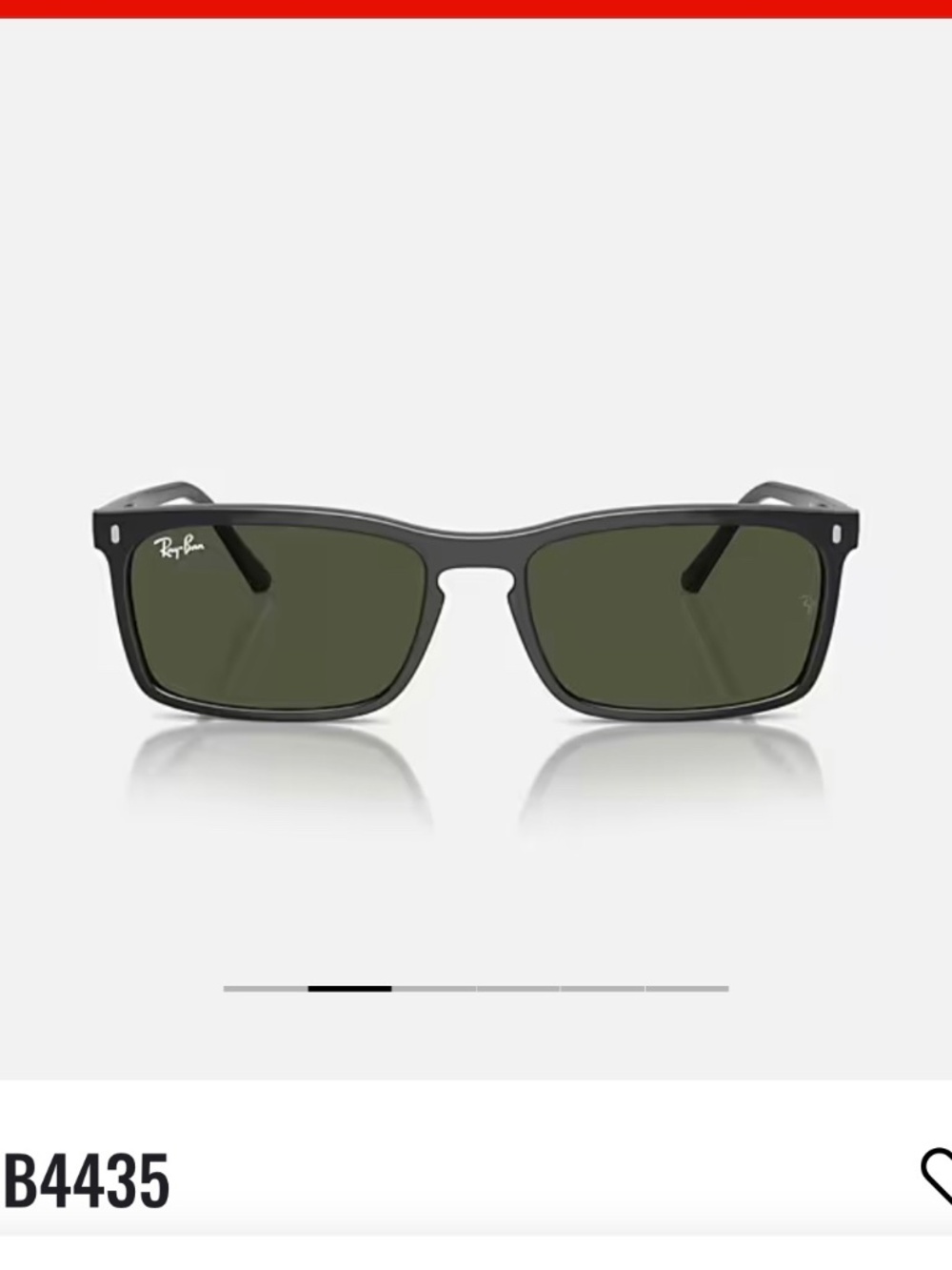 Men’s Ray-Ban 0RB4435 Polarized Sunglasses - Picture 10 of 12